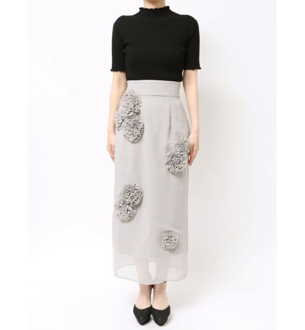 RESEXXY「シアーレイヤードモチーフスカート」|スカート|