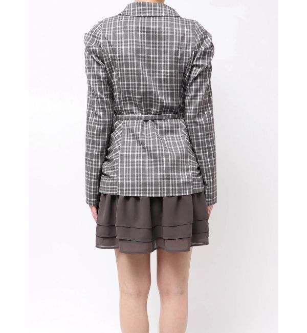 RESEXXY「ヘムフリルテーラードミニワンピース」|ワンピース|