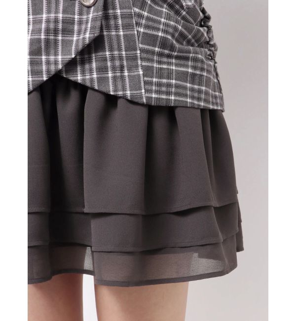 RESEXXY「ヘムフリルテーラードミニワンピース」|ワンピース|