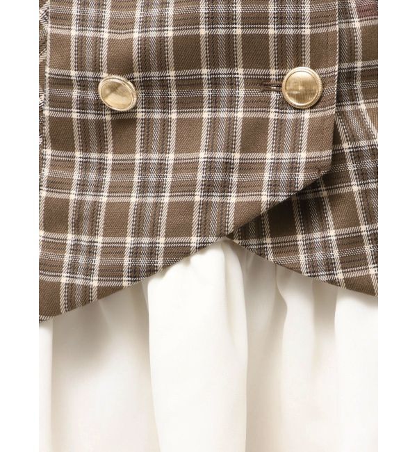 RESEXXY「ヘムフリルテーラードミニワンピース」|ワンピース|