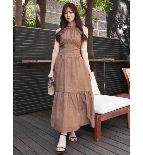 dazzlin「【再生産】アメスリフリルシェイプワンピース」|ワンピース|