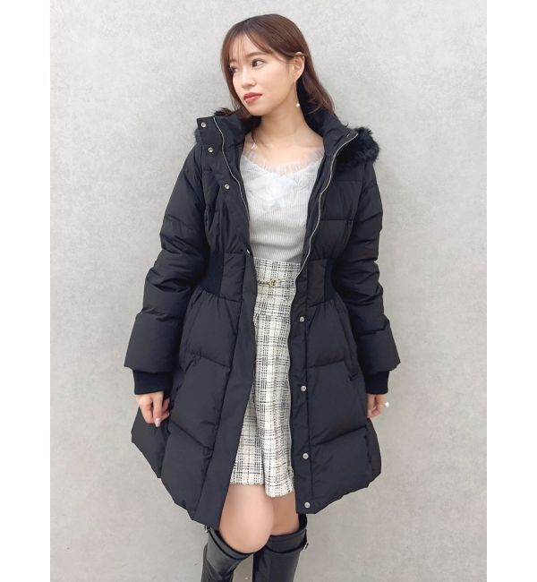 dazzlin「ウエストマークレディダウンコート」|ダウン|