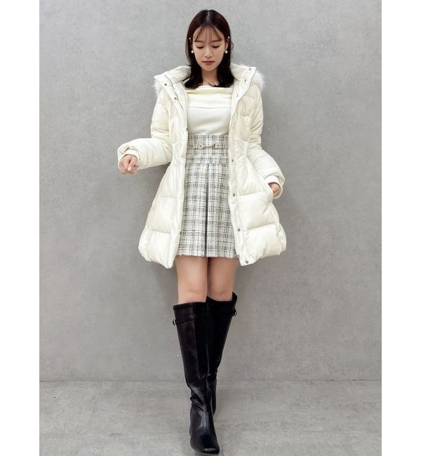 dazzlin「ウエストマークレディダウンコート」|ダウン|