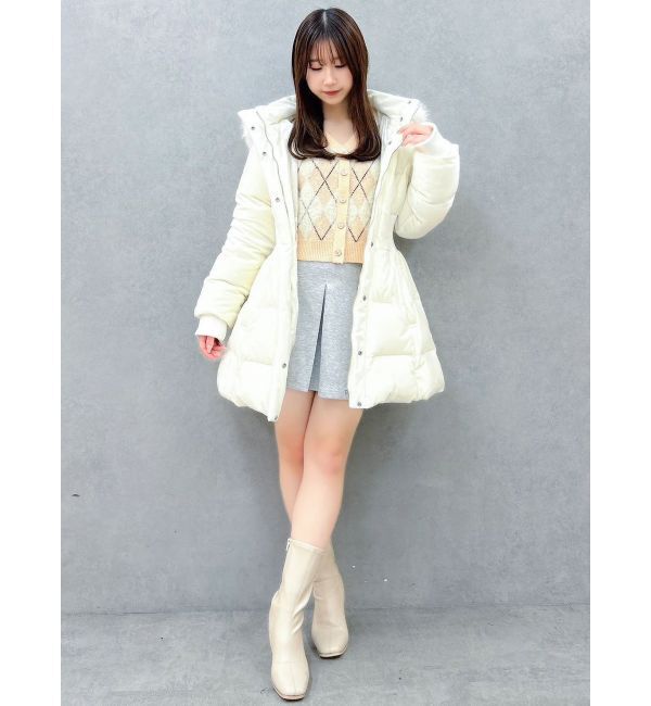 dazzlin「ウエストマークレディダウンコート」|ダウン|