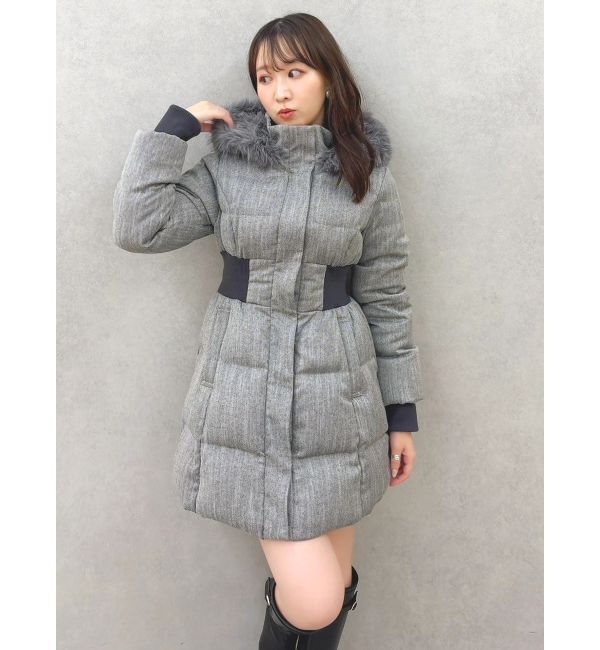 dazzlin「ウエストマークレディダウンコート」|ダウン|