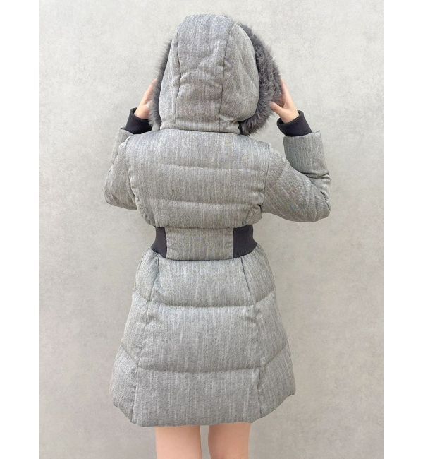 dazzlin「ウエストマークレディダウンコート」|ダウン|