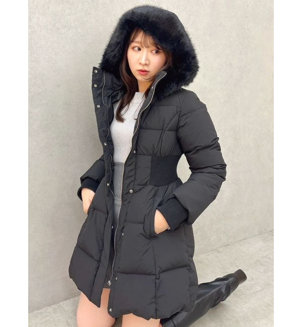 dazzlin「ウエストマークレディダウンコート」|ダウン|