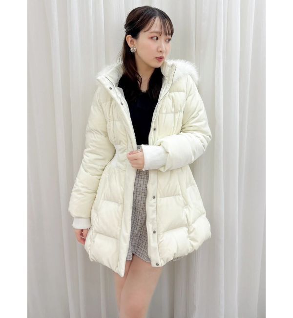 dazzlin「ウエストマークレディダウンコート」|ダウン|