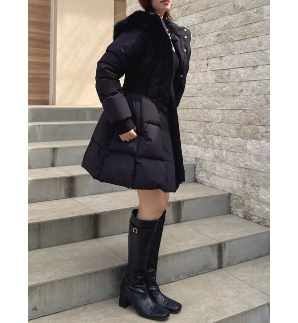 dazzlin「ウエストマークレディダウンコート」|ダウン|