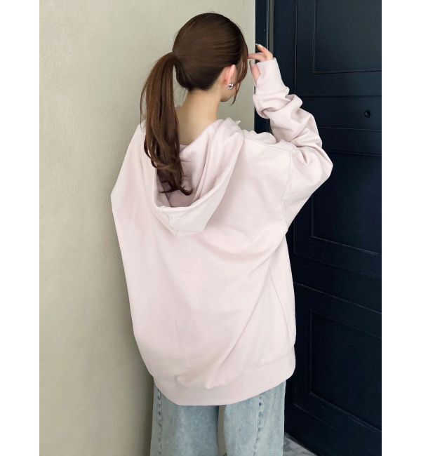 dazzlin「【吉田朱里】ストーンアートハーフジップフーディ」|パーカー|