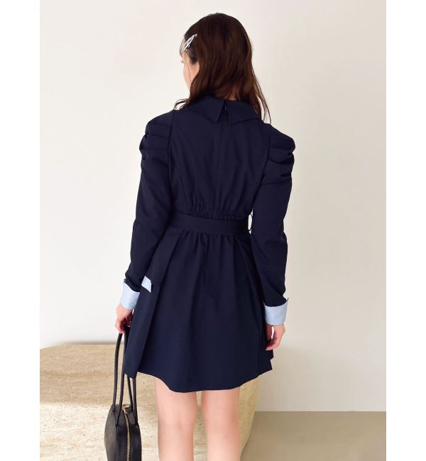 dazzlin「ビッグカラートレンチミニワンピース」|ワンピース|