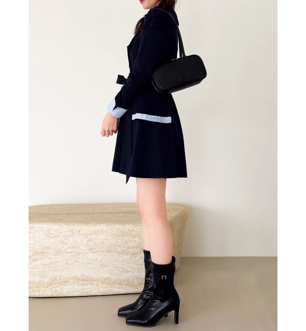 dazzlin「ビッグカラートレンチミニワンピース」|ワンピース|