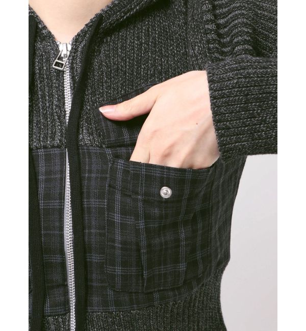 EMODA「ドッキングポケットパーカー」|パーカー|