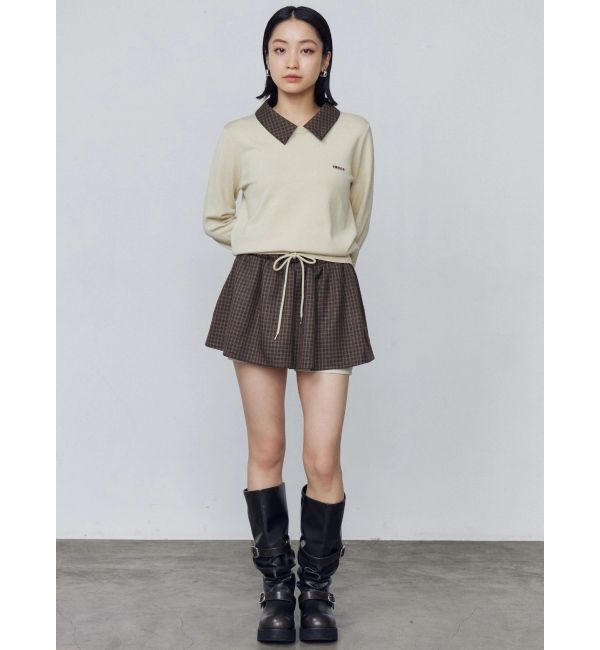 EMODA「レイヤードシャツニット」|ニット・セーター|