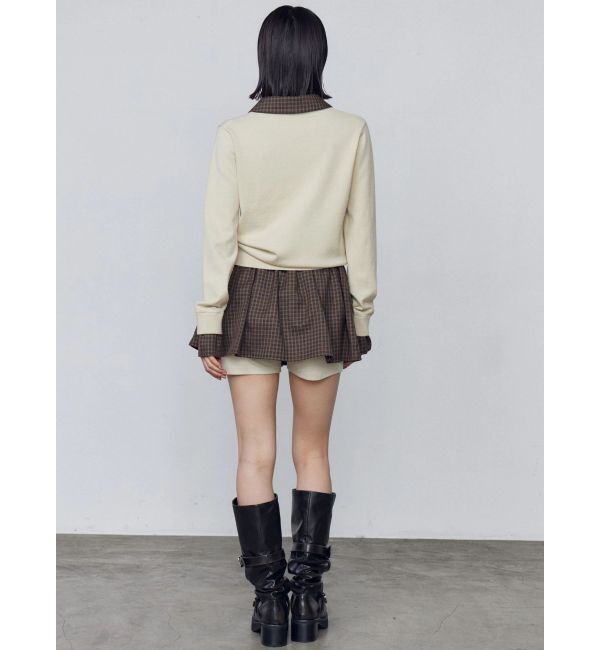 EMODA「レイヤードシャツニット」|ニット・セーター|