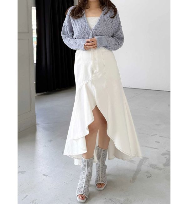 MERCURYDUO「クリアボタン使いボレロ」|カーディガン|