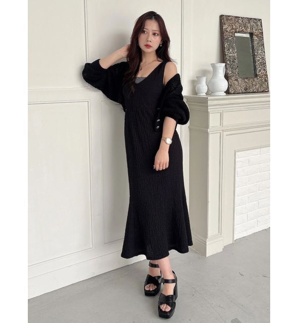 MERCURYDUO「クリアボタン使いボレロ」|カーディガン|