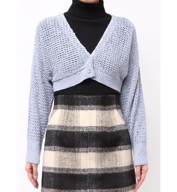 MERCURYDUO「クリアボタン使いボレロ」|カーディガン|