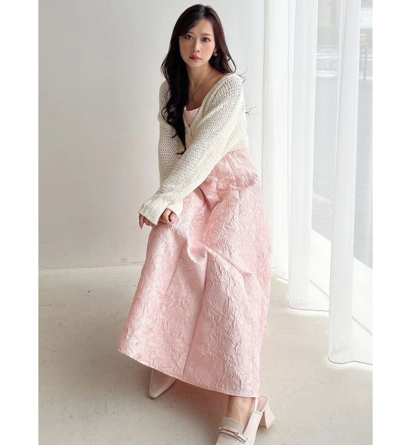 MERCURYDUO「クリアボタン使いボレロ」|カーディガン|