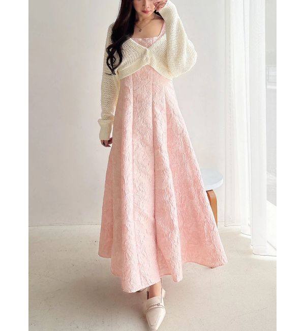 MERCURYDUO「クリアボタン使いボレロ」|カーディガン|