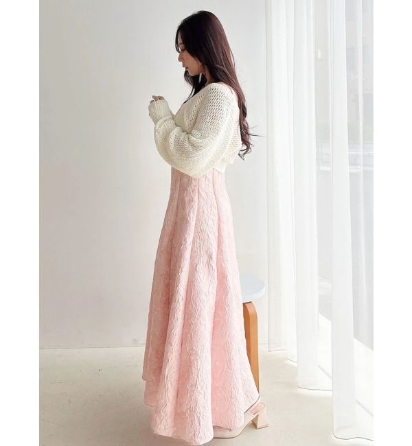 MERCURYDUO「クリアボタン使いボレロ」|カーディガン|