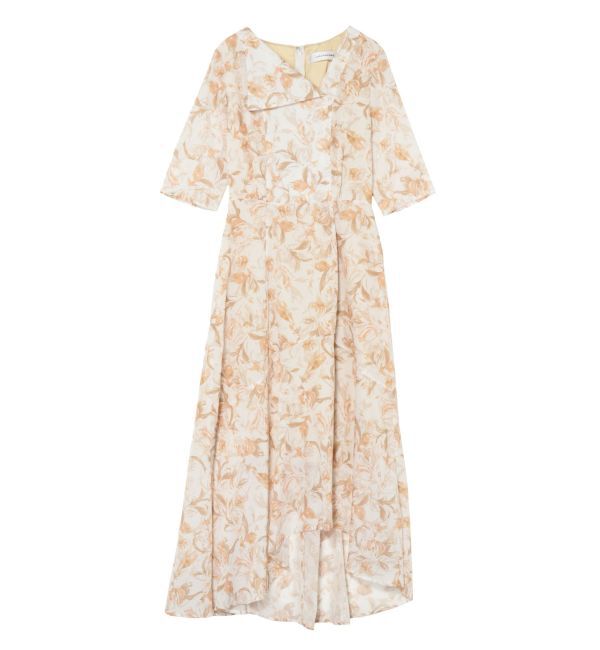 LAGUNAMOON「楊柳フラワーイレヘムワンピース」|ワンピース|オレンジ