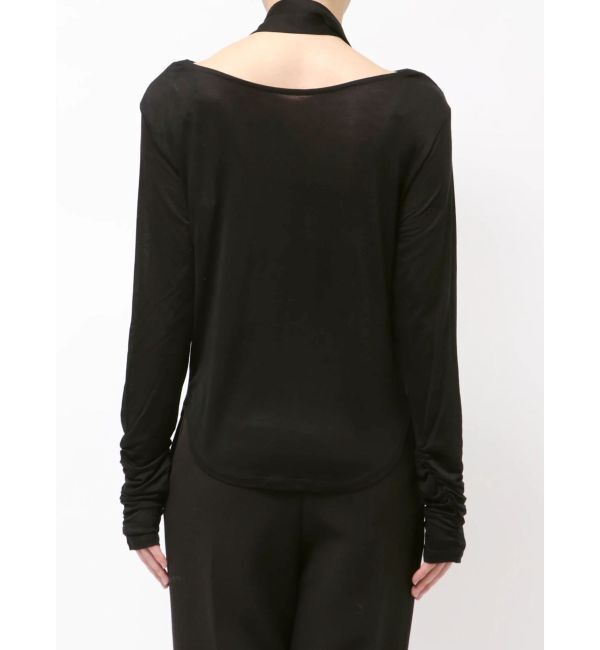 LAGUNAMOON「ドレープボウタイカットトップス」|Tシャツ・カットソー|