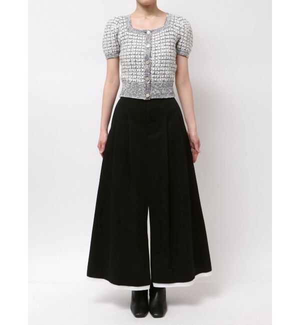 LAGUNAMOON「ツイードニットカーディガン」|カーディガン|