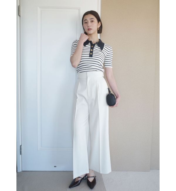 LAGUNAMOON「サイドベルトワイドパンツ」|その他|