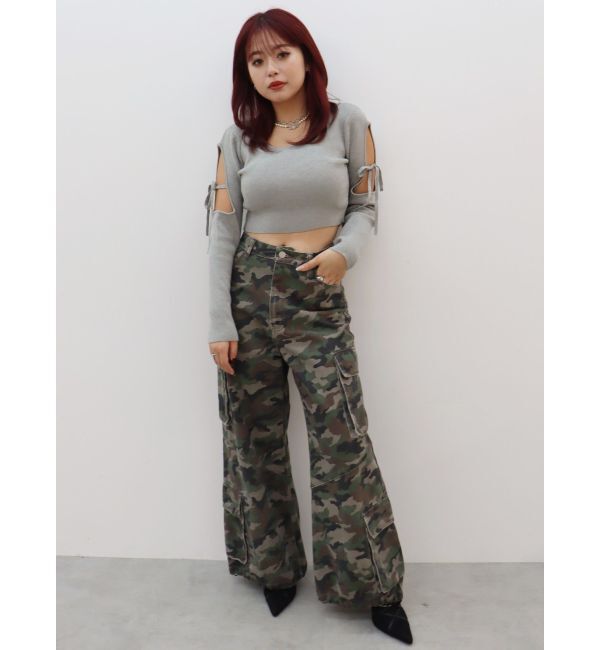 EVRIS「ボリュームカーゴデニムパンツ【セットアップ着用可能】」|デニム|