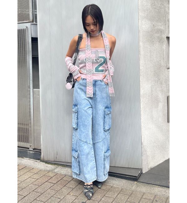 EVRIS「ボリュームカーゴデニムパンツ【セットアップ着用可能】」|デニム|