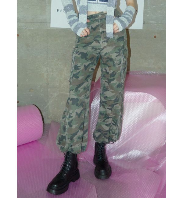 EVRIS「ボリュームカーゴデニムパンツ【セットアップ着用可能】」|デニム|