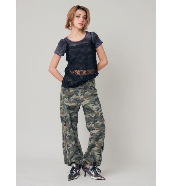 EVRIS「ボリュームカーゴデニムパンツ【セットアップ着用可能】」|デニム|