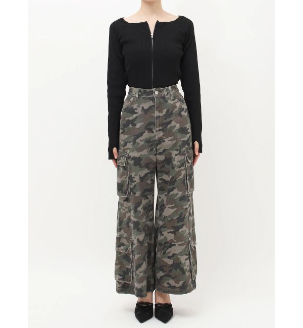 EVRIS「ボリュームカーゴデニムパンツ【セットアップ着用可能】」|デニム|