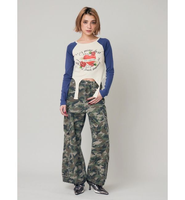 EVRIS「ボリュームカーゴデニムパンツ【セットアップ着用可能】」|デニム|