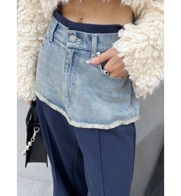 EVRIS「ドッキングスウェットデニムパンツ【セットアップ着用可能】」|デニム|