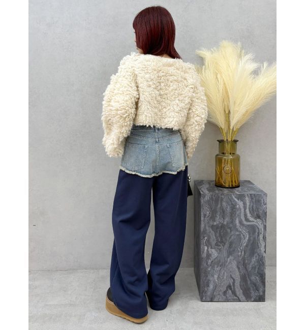 EVRIS「ドッキングスウェットデニムパンツ【セットアップ着用可能】」|デニム|