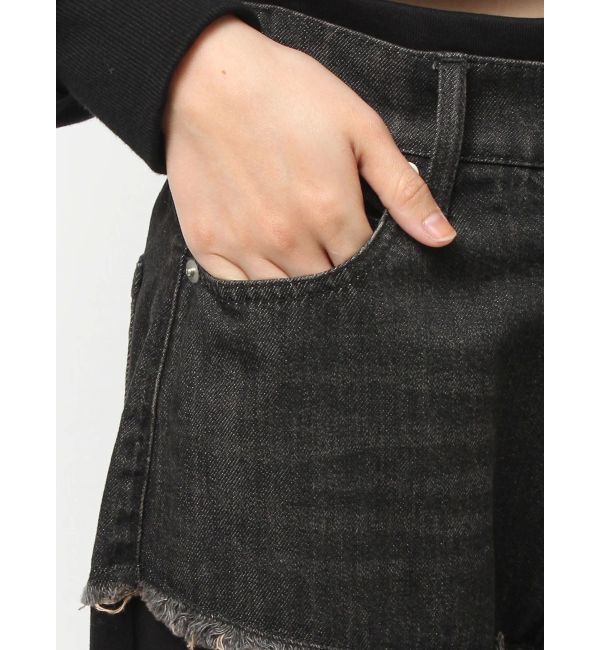 EVRIS「ドッキングスウェットデニムパンツ【セットアップ着用可能】」|デニム|