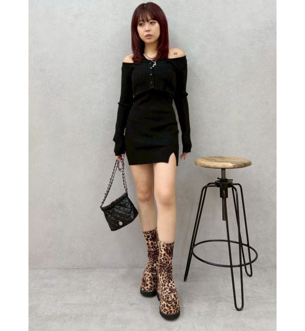 EVRIS「レイヤードホルターネックミニワンピース」|ワンピース|