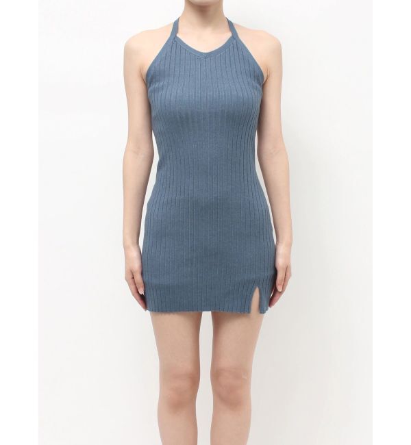 EVRIS「レイヤードホルターネックミニワンピース」|ワンピース|