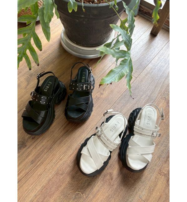 EVRIS「プラットフォームスニーカーサンダル」|サンダル|