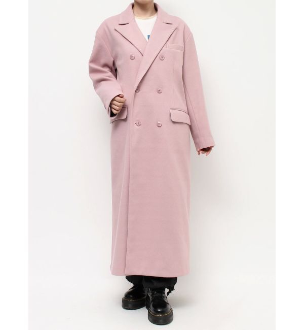 jouetie「ダブルブレストロングコート」|チェスターコート|
