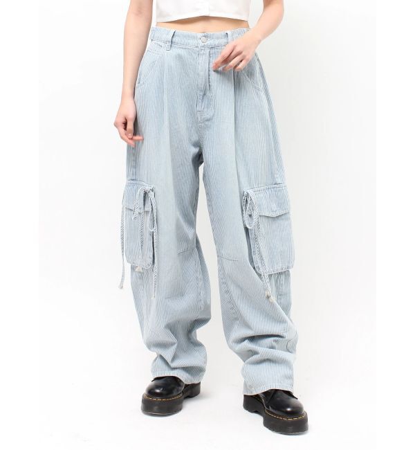 jouetie「ルーズポケットリボンデニム【セットアップ対応】」|デニム|