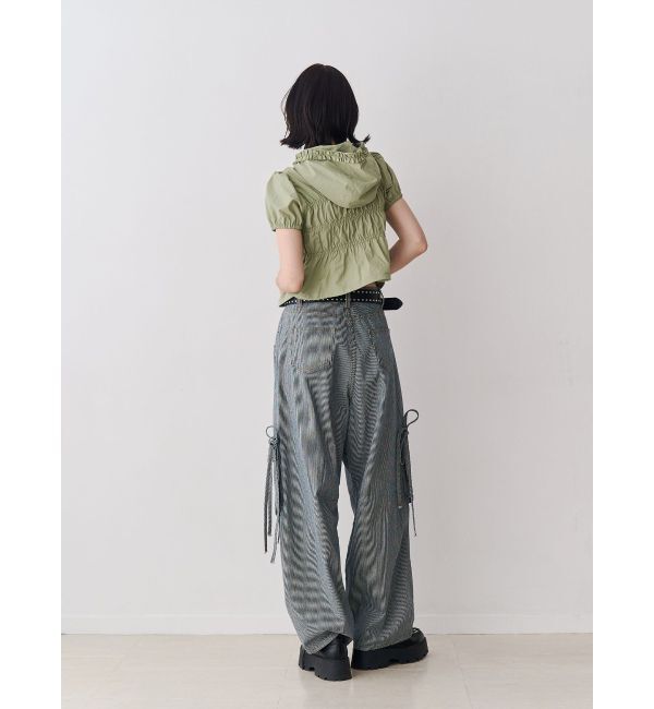 jouetie「ルーズポケットリボンデニム【セットアップ対応】」|デニム|