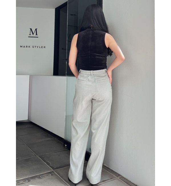 GYDA「ハイウエストタックワイドスラックスパンツ」|その他|