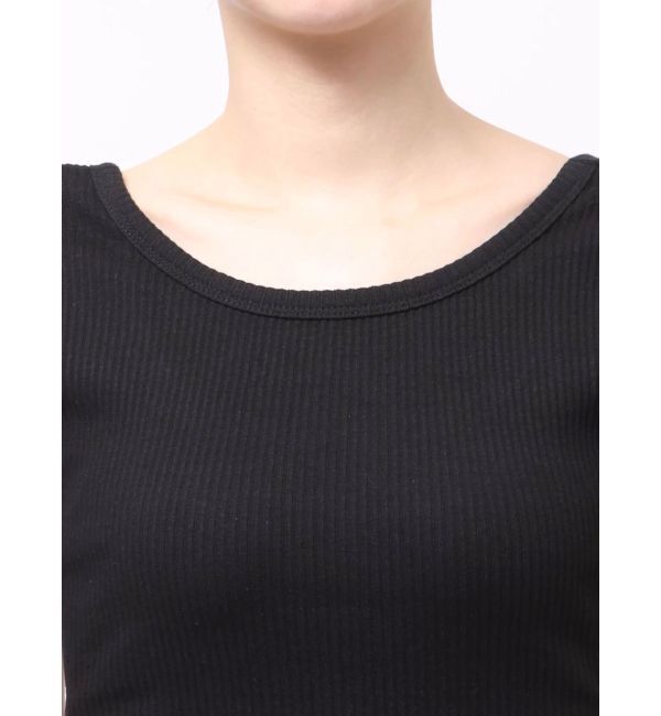 GYDA「BACKリボンクルーネックワンピース」|ワンピース|