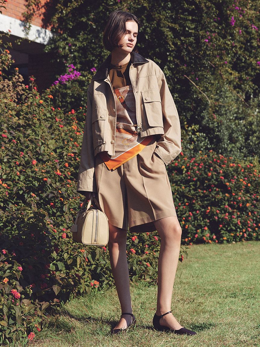 Mila Owen「ベルトモチーフ柄スカーフ」|バンダナ・スカーフ|