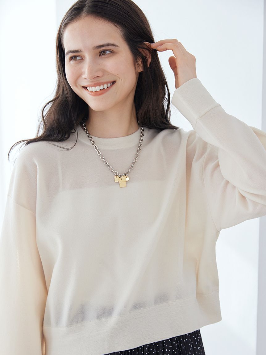 Mila Owen「ランダムプレートチャームチェーンネックレス」|ネックレス|