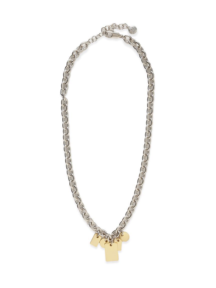 Mila Owen「ランダムプレートチャームチェーンネックレス」|ネックレス|MIX