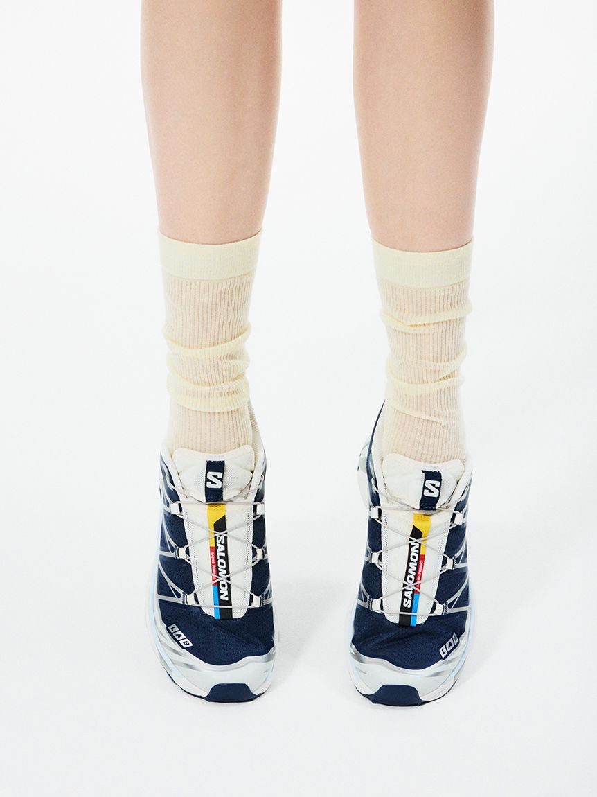 emmi atelier「シアーハイソックス」|ソックス|YEL